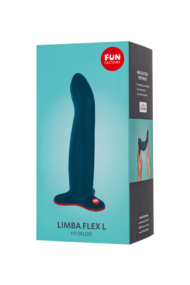 Синий фаллоимитатор Limba Flex L - 18,1 см. - 1