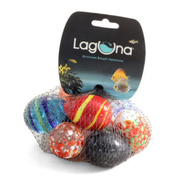 Грунт стеклянный - Яйца разноцветные 60107A (10шт)