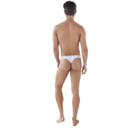 Белые мужские трусы-тонги Venture Thong - 2
