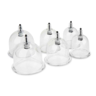 Набор из 6 вакуумных банок с насосом Erotic Suction Cupping Set - 3