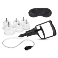 Набор из 6 вакуумных банок с насосом Erotic Suction Cupping Set - 0