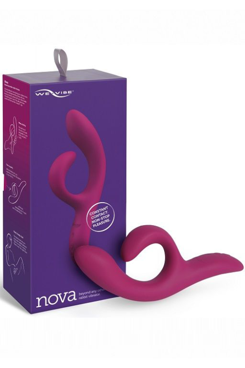 Фиолетовый вибратор-кролик We-Vibe Nova 2 - 20,5 см. - 1