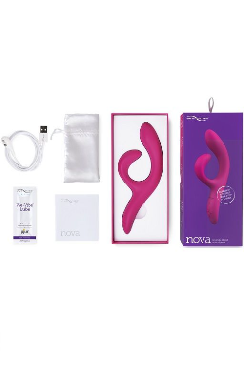 Фиолетовый вибратор-кролик We-Vibe Nova 2 - 20,5 см. - 7