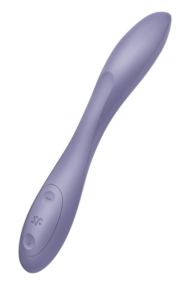 Сиреневый гибкий вибратор Satisfyer G-Spot Flex 2 - 19,5 см. - 0