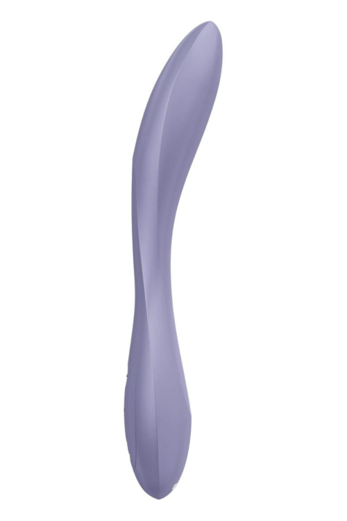 Сиреневый гибкий вибратор Satisfyer G-Spot Flex 2 - 19,5 см. - 2