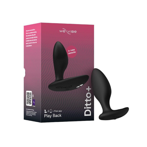 Черная анальная вибровтулка We-Vibe Ditto+ - 6