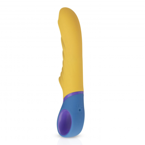 Желтый вибромассажер Tone G-Spot Vibrator - 23 см. - 1