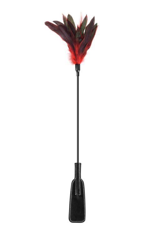 Стек-щекоталка Sweet Caress Feather Whip - 58 см. - 0