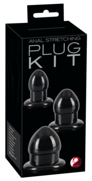 Набор растягивающих анальный вход пробок Anal Stretching Plug Kit - 3