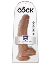 Фаллоимитатор-мулат 9 Cock with Balls - 22,9 см. - 4