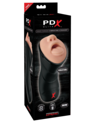 Мастурбатор-ротик Deep Throat Vibrating Stroker - 1