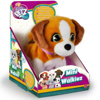 Club Petz Щенок Mini Walkiez Beagle интерактивный, ходячий, со звуковыми эффектами