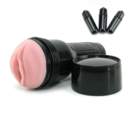 Мастурбатор-вагина Fleshlight - Vibro Pink Lady Touch с вибрацией - 0