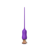 Фиолетовый тонкий стимулятор Nipple Vibrator - 23 см. - 4