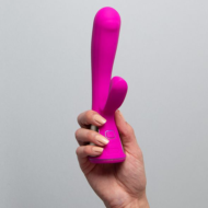 Розовый интерактивный вибратор Kiiroo Ohmibod Fuse - 18 см. - 3