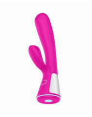 Розовый интерактивный вибратор Kiiroo Ohmibod Fuse - 18 см. - 4