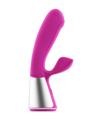 Розовый интерактивный вибратор Kiiroo Ohmibod Fuse - 18 см. - 7