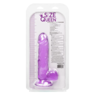 Фиолетовый фаллоимитатор Size Queen 6 - 20,25 см. - 3