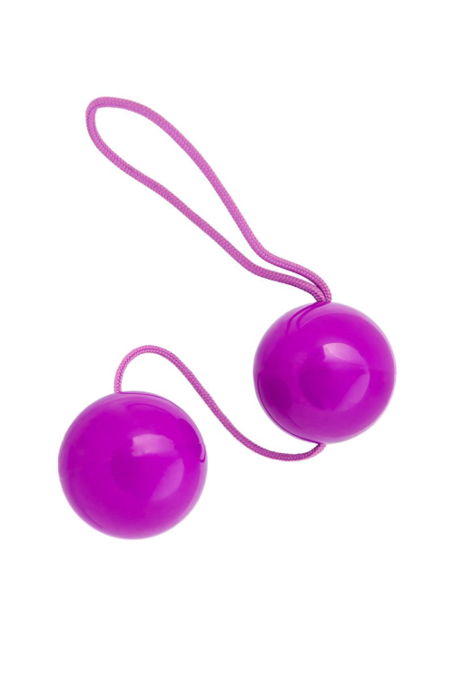Фиолетовые вагинальные шарики BI-BALLS - 1