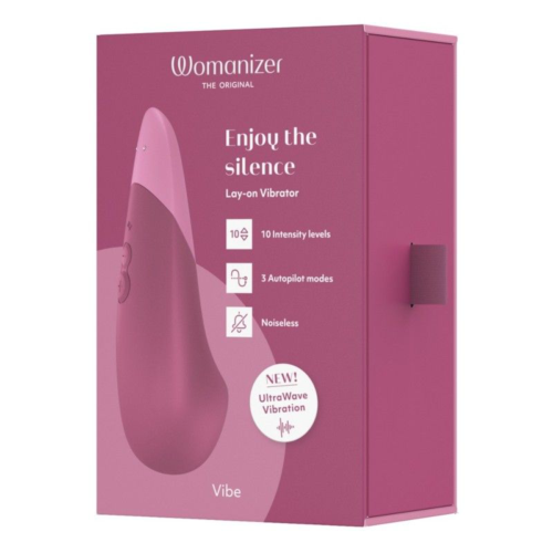 Розовый клиторальный вибратор Womanizer Vibe - 6