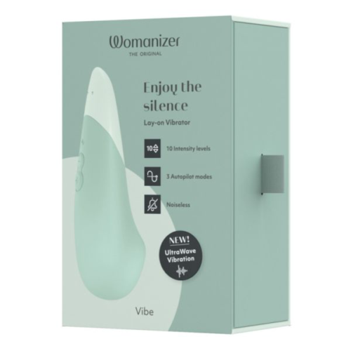 Зеленый клиторальный вибратор Womanizer Vibe - 6