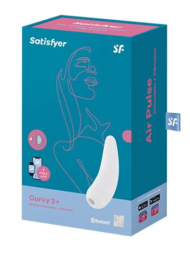 Белый вакуум-волновой стимулятор Satisfyer Curvy 2+ - 3