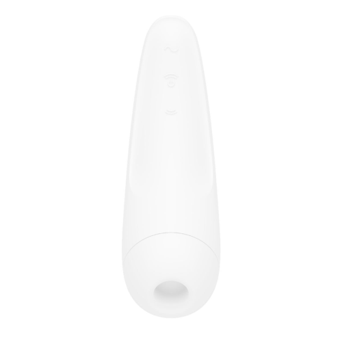 Белый вакуум-волновой стимулятор Satisfyer Curvy 2+ - 0