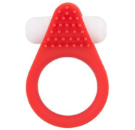 Красное эрекционное кольцо LIT-UP SILICONE STIMU RING 1 RED - 0