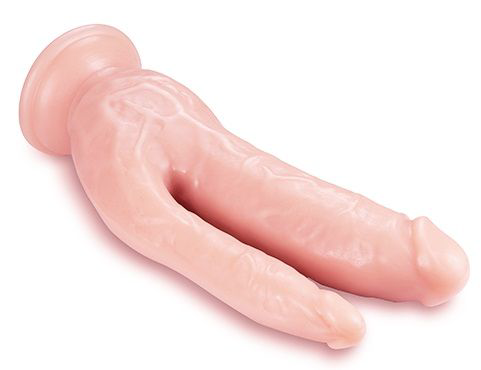 Телесный фаллоимитатор 8 Inch DP Cock - 20,32 см. - 1