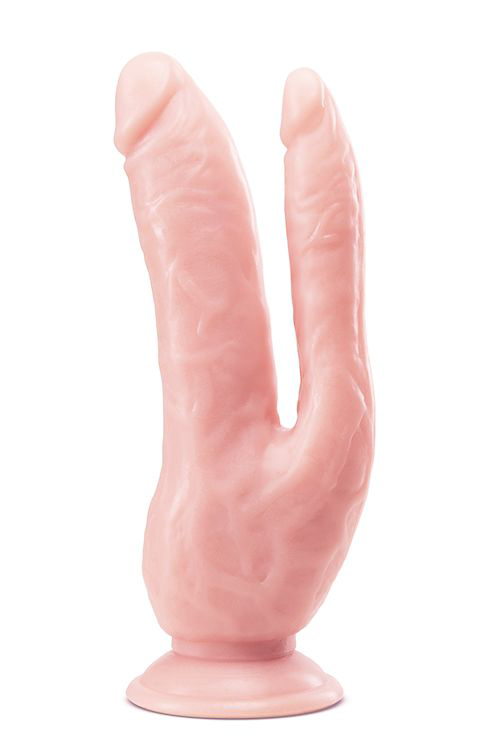 Телесный фаллоимитатор 8 Inch DP Cock - 20,32 см. - 0