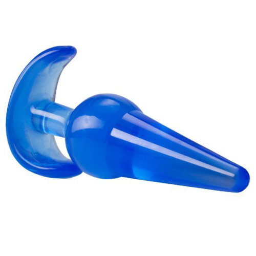 Синяя анальная пробка в форме якоря Large Anal Plug - 12,2 см. - 3