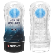 Прозрачный текстурированный мастурбатор Vacuum Cup Masturbator Planet - 2