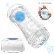 Прозрачный текстурированный мастурбатор Vacuum Cup Masturbator Planet - 3