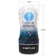 Прозрачный текстурированный мастурбатор Vacuum Cup Masturbator Planet - 8