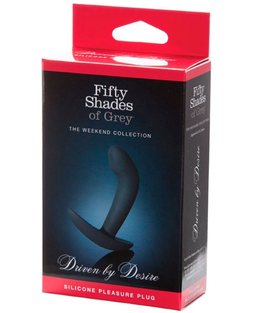 Анальная пробка Driven by Desire Silicone Butt Plug - 9 см. - 1