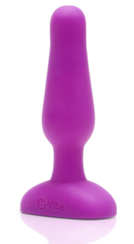 Анальная вибропробка NOVICE REMOTE CONTROL PLUG FUCHSIA - 10,2 см. - 0