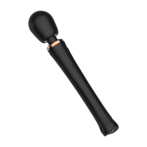 Черный жезловый вибромассажёр Pixey Aquawand - 32 см. - 1