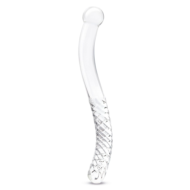 Стеклянный фаллоимитатор 11’’ Glass Pelvic Wand Double Ended - 28 см. - 0