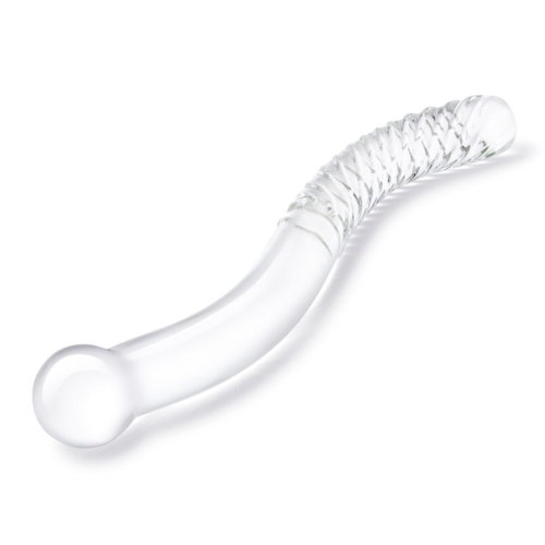 Стеклянный фаллоимитатор 11’’ Glass Pelvic Wand Double Ended - 28 см. - 2