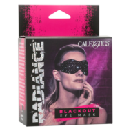 Черная маска на глаза Blackout Eye Mask со стразами - 4