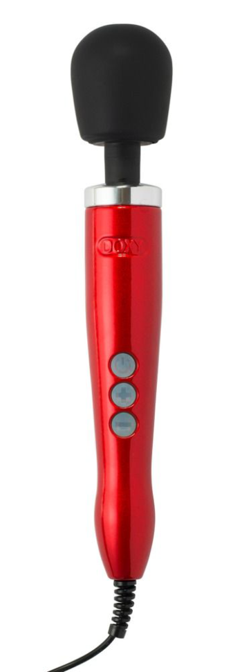 Красный жезловый вибратор Doxy Die Cast Wand Massager