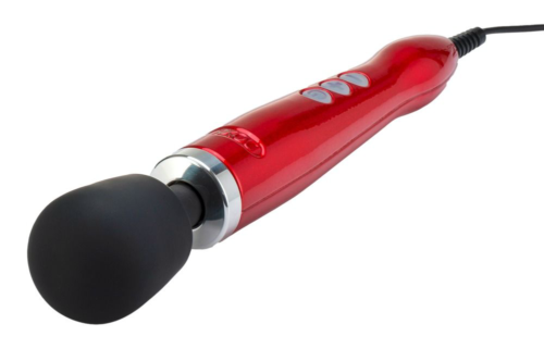 Красный жезловый вибратор Doxy Die Cast Wand Massager - 2