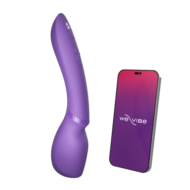 Фиолетовый жезловый вибратор We-Vibe Wand 2 - 27,3 см. - 1