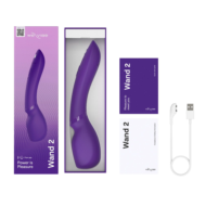 Фиолетовый жезловый вибратор We-Vibe Wand 2 - 27,3 см. - 5