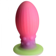 Розовая пробка-яйцо XL Xeno Egg - 17,6 см. - 0