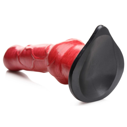 Красный фантазийный фаллоимитатор Hell-Hound Canine Penis Silicone Dildo - 19 см. - 3