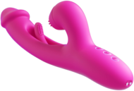 Розовый вибратор-кролик G Spot Ultra - 26,5 см. - 6