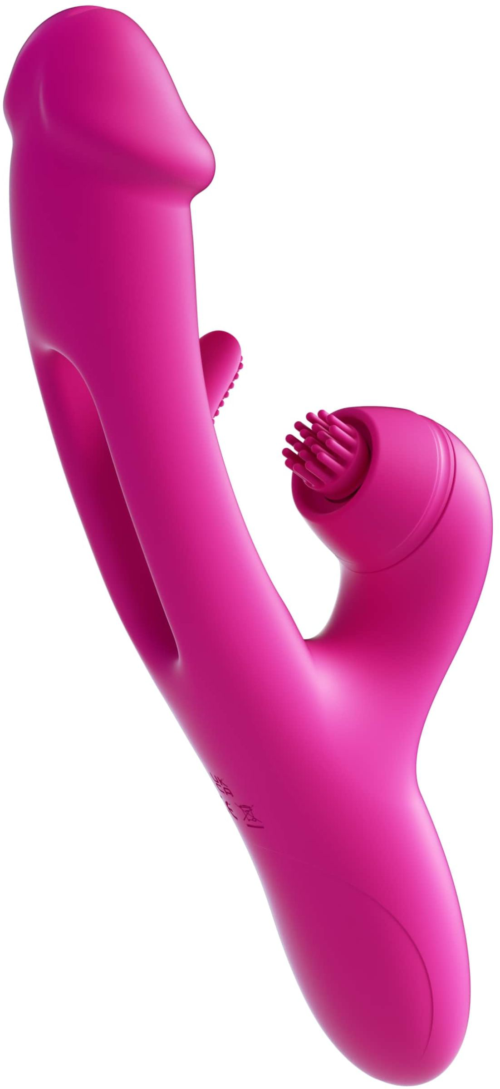 Розовый вибратор-кролик G Spot Ultra - 26,5 см. - 3