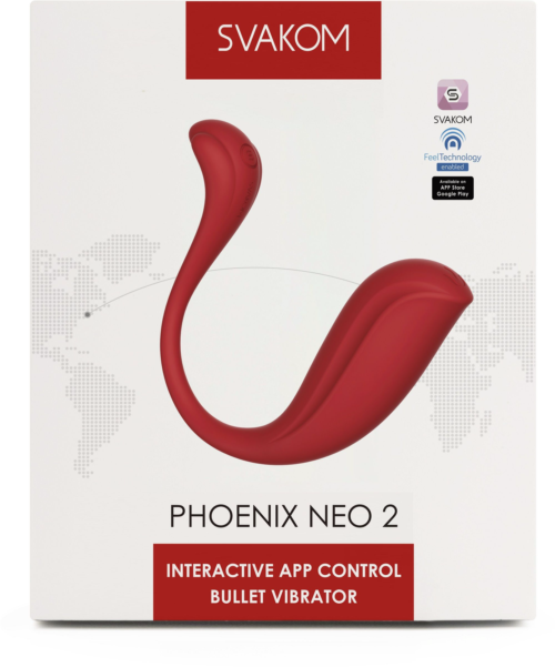 Красный вибромассажер для точки G Phoenix Neo 2 - 4