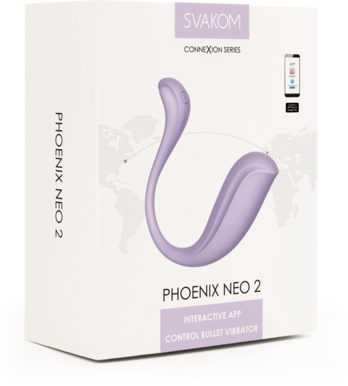 Сиреневый вибромассажер Phoenix Neo 2 - 5